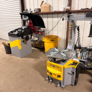 Automotive Tire Changer and Spin Balancer Combo